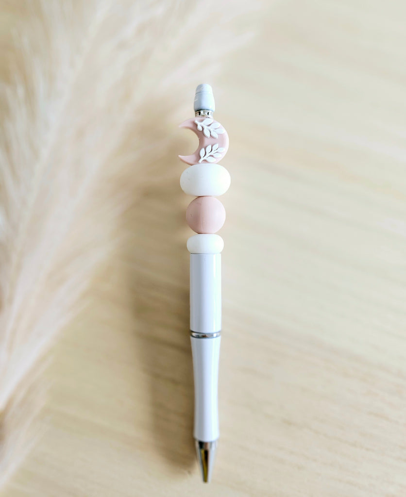 Blush Crescent Moon Pen