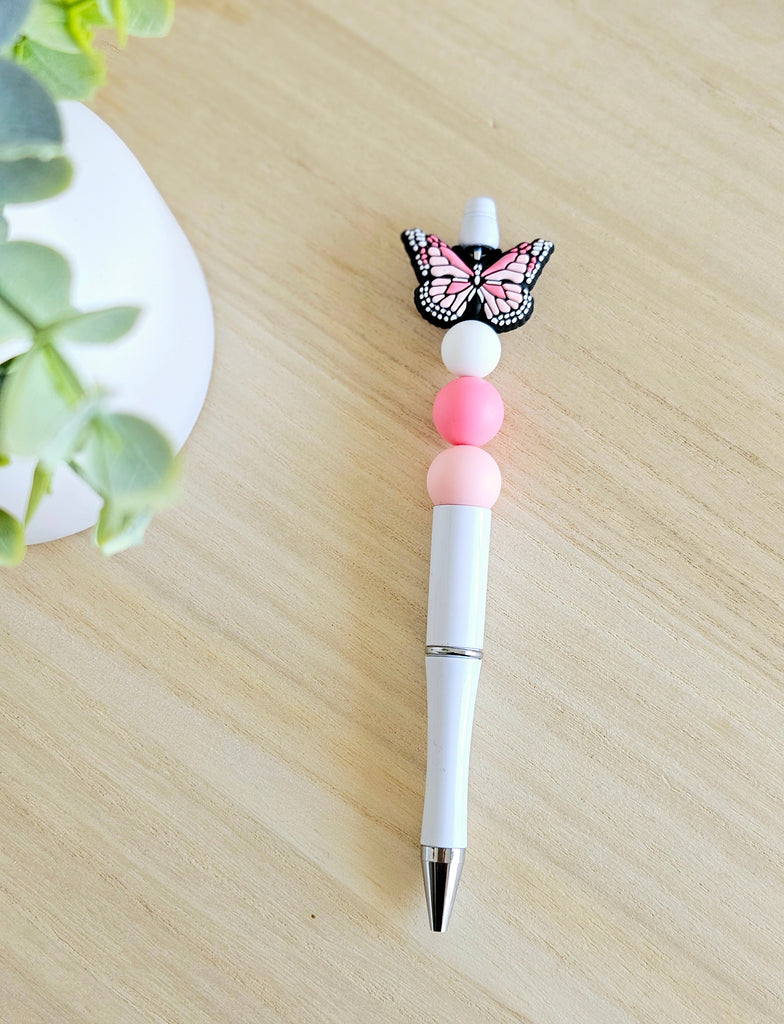 Pink Butterfly Pen