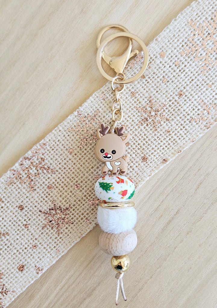 Reindeer Keyring